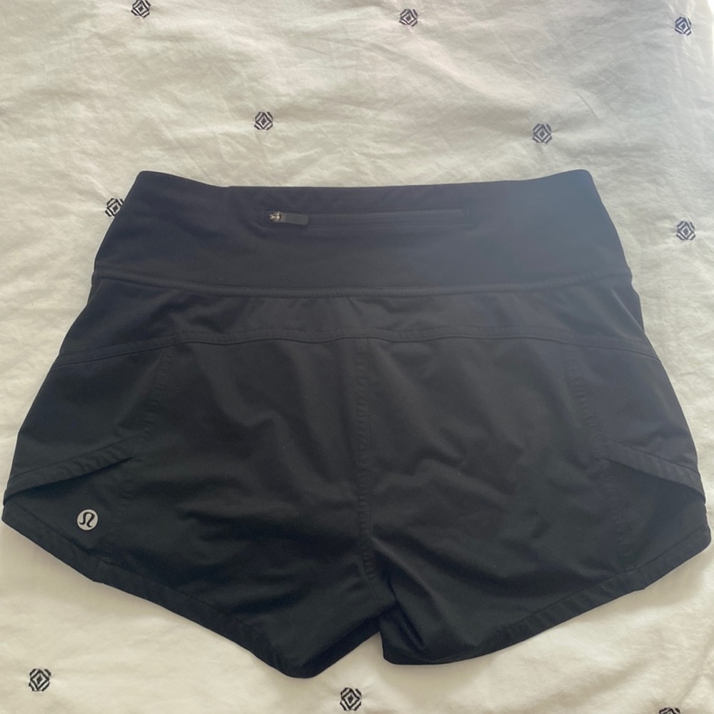 Black Lululemon shorts size 2